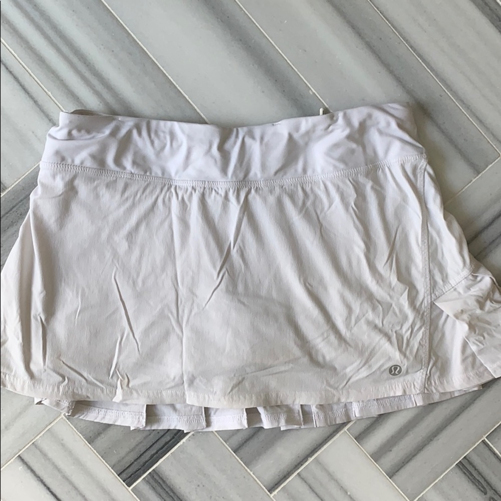 White lululemon skirt